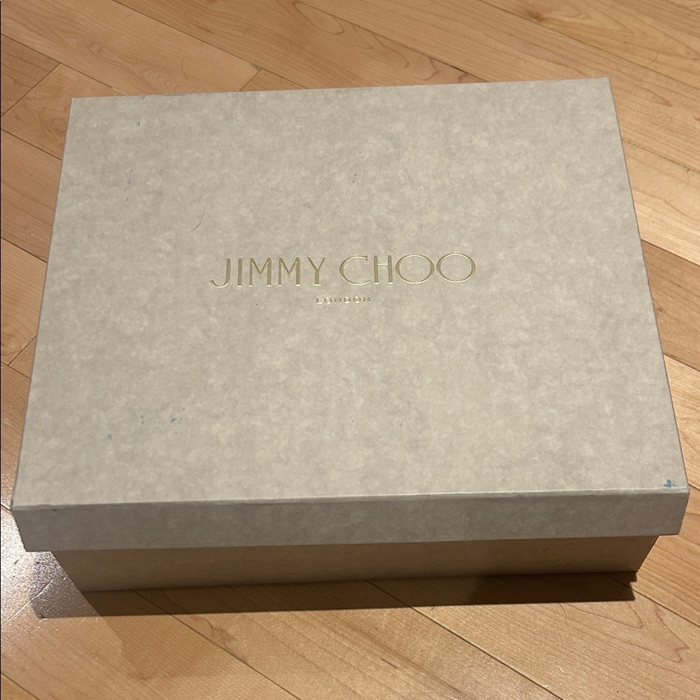 Jimmy Choo Shimmering Purple Heeled Boots - Picture 3 of 10